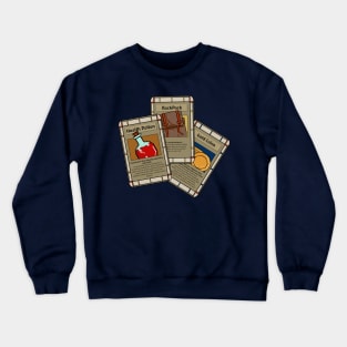 Stack of Trading Cards No 1 - Role Playing Game Crewneck Sweatshirt